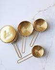 Auric Gold Stainless Steel Measuring Cup Set