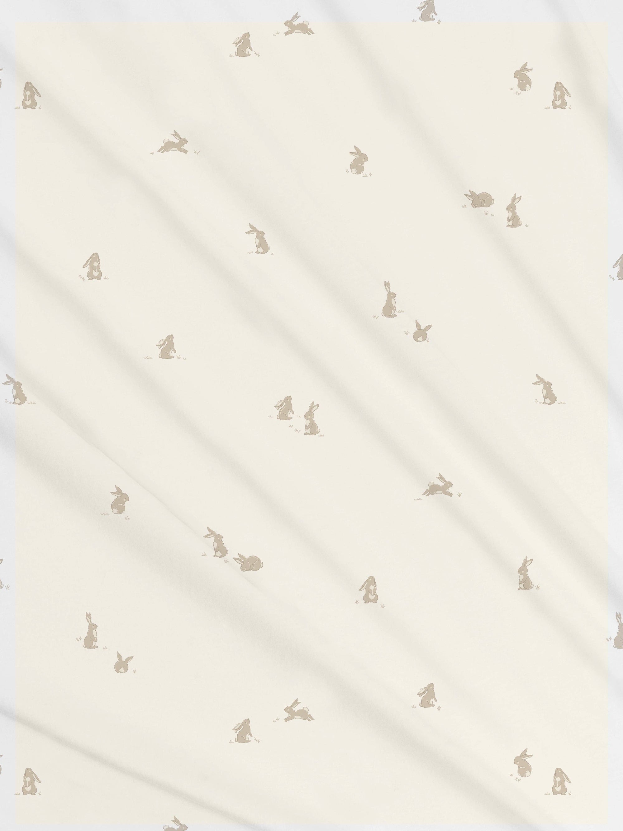 Bunny Oat + Clay Swaddle Blanket