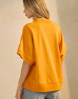 Orange Tennessee Boxy Short Sleeve Sweatshirt