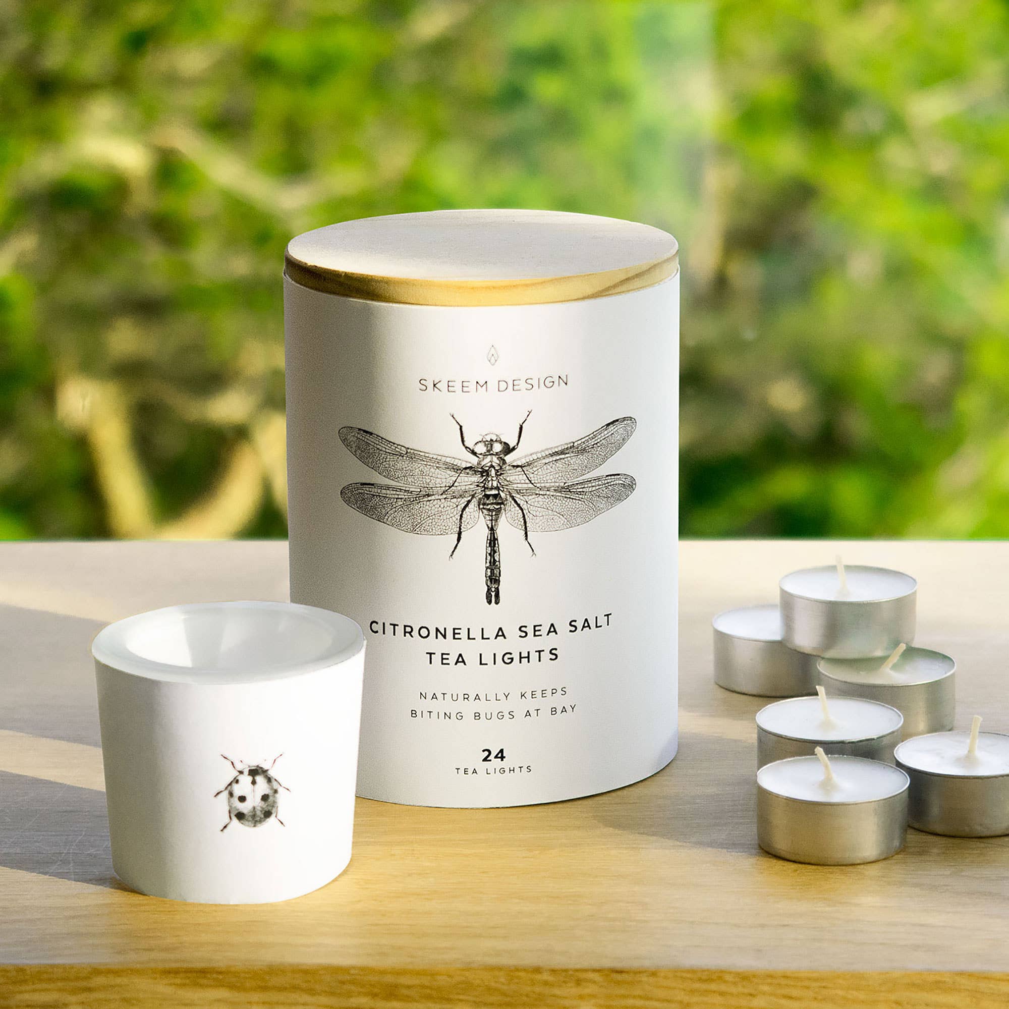 Sea Salt Citronella Tea Lights - Final Sale