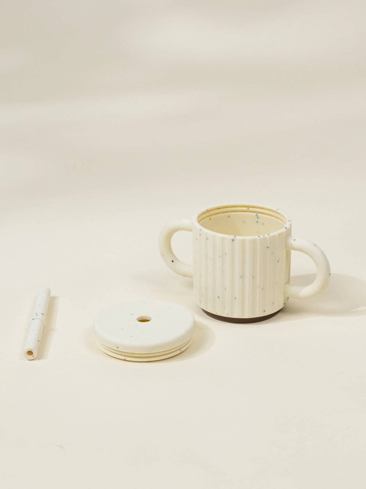 Pottery Style Silicone Baby Drinking Cup