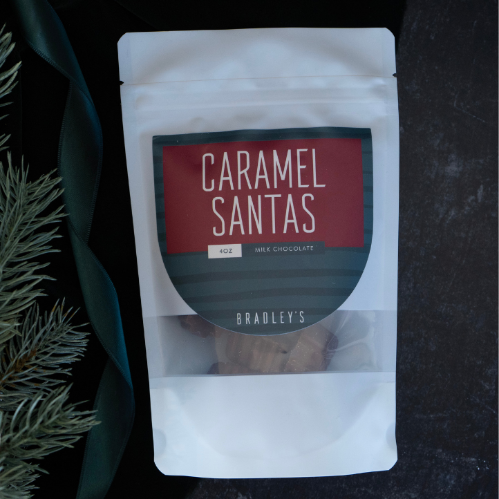 Milk Chocolate Caramel Santas