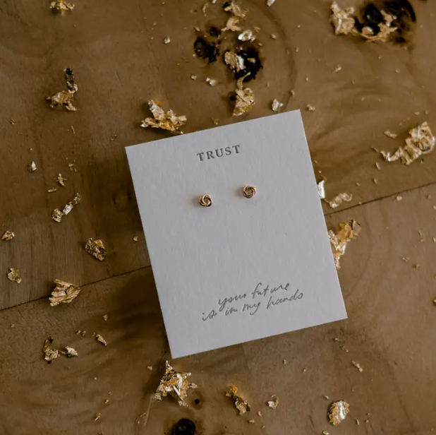 Trust Earring Studs