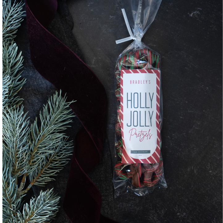 Milk Chocolate Holly Jolly Pretzels