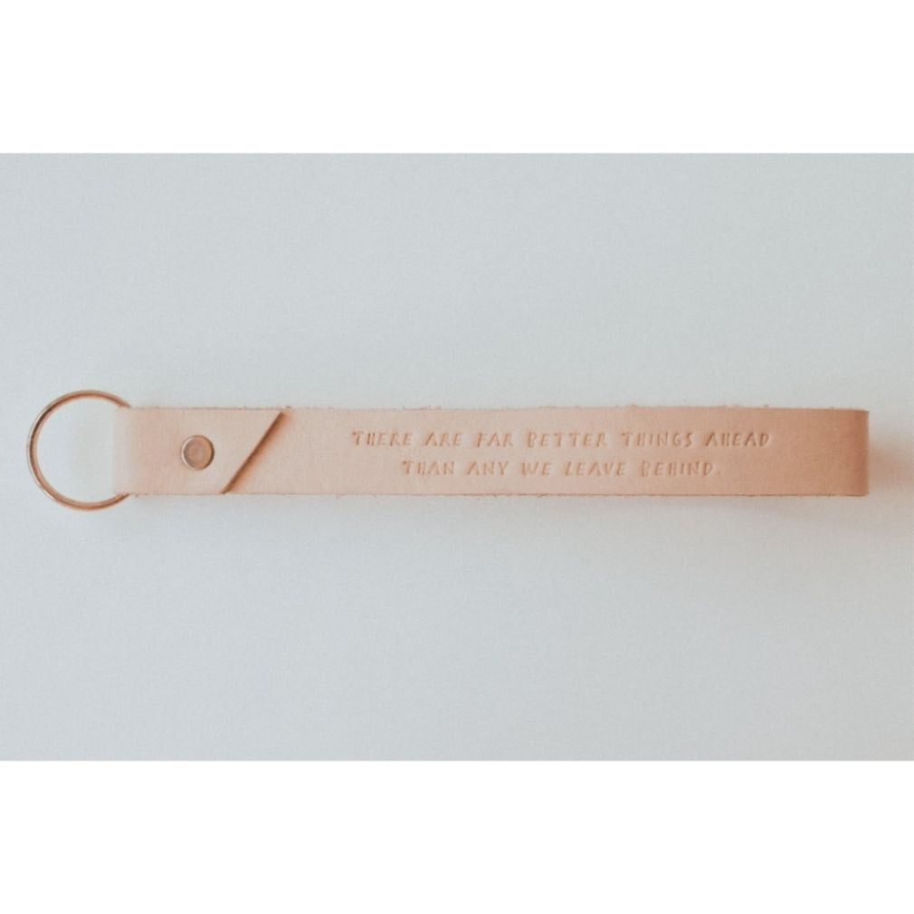 Leather Wristlet Keychain