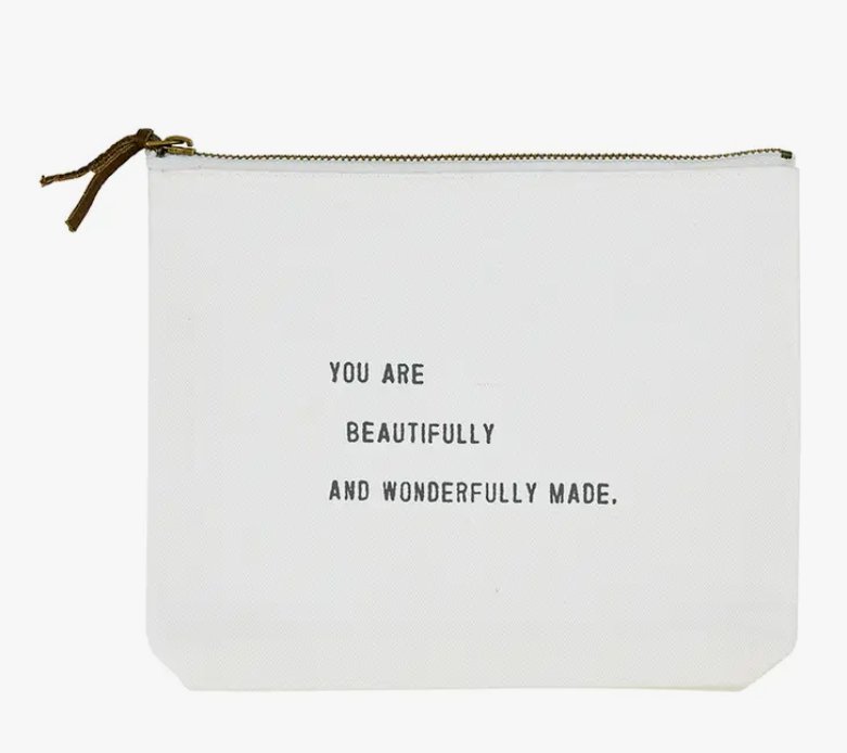 Beautifully Canvas Zip Pouch