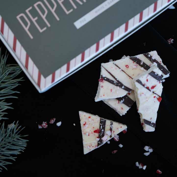 White & Dark Peppermint Bark