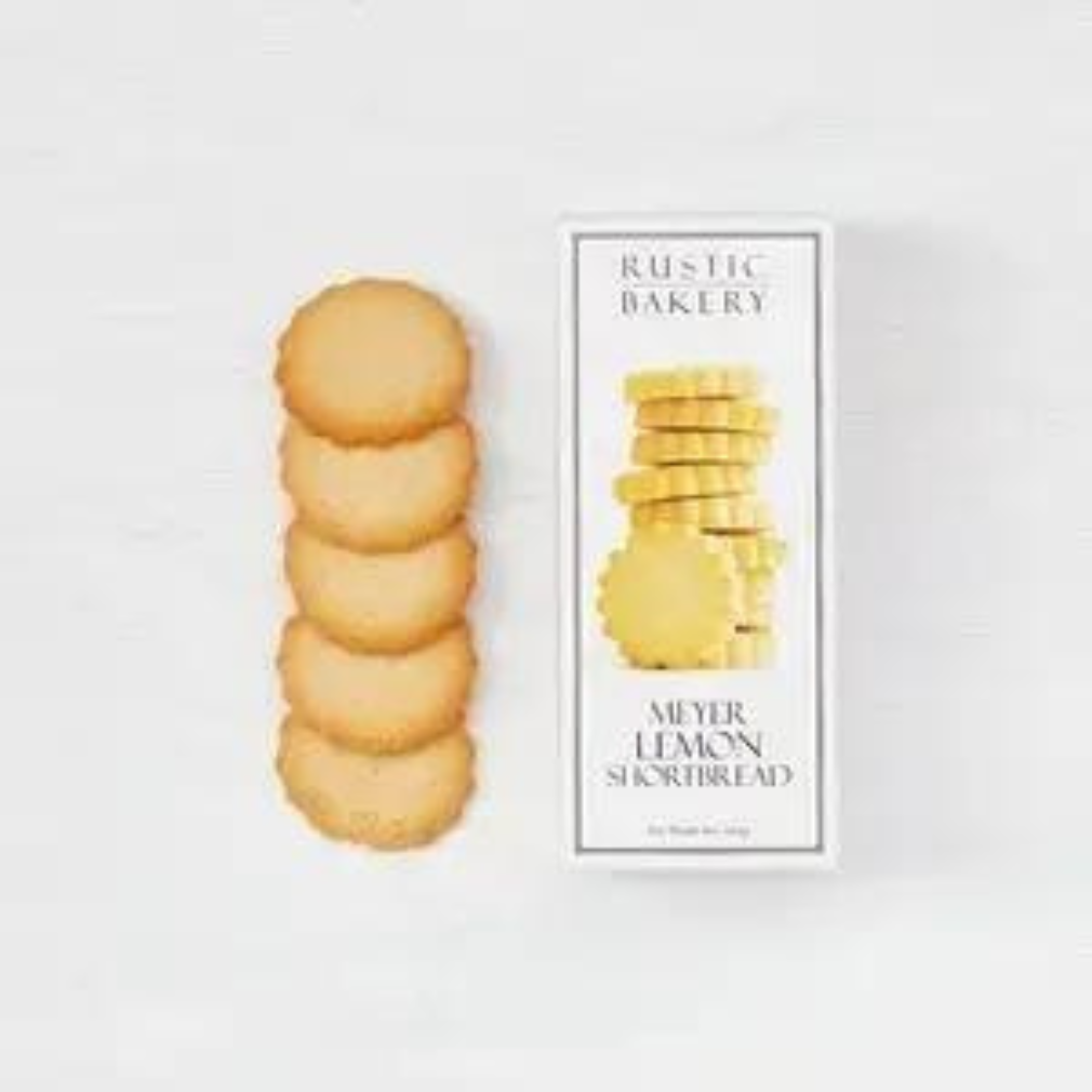Meyer Lemon Shortbread Cookies