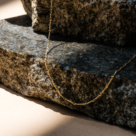 Twist Chain Necklace: Vermeil